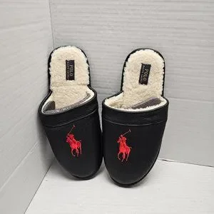 Polo Ralph Lauren Polo Irving Leather Logo Slippers s-l400.jpg main image 4